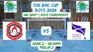 BMC Cup Boys 2024 - Prelim Game 2 - Radcliffe Vs Menzieshill 29/11/24