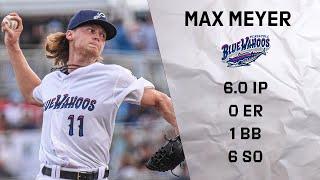 Max Meyer 6/29: Throws a gem, including 6 K's and 0 Runs. ALL-STAR BOUND !