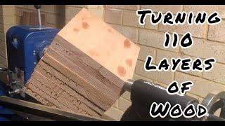 Woodturning 110 Layer Lamination