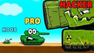 NOOB vs PRO vs HACKER in Tank Up Run