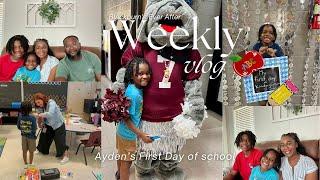 Weekly Vlog: Meet The Teacher | Emotional First Day of Kindergarten | Fun Family Moments #familyvlog