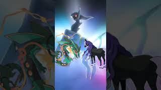 who is strongest Mega Rayquaza Vs Legendary and Mythical Pokémons | Hatim Editz