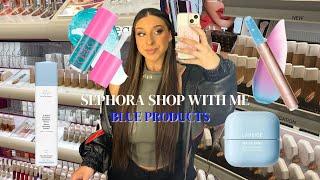 SHOP WITH ME AT SEPHORA | Buying ONLY BLUE Products | Sephora Haul