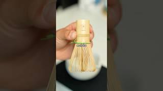 making whipped coffee with a matcha whisk