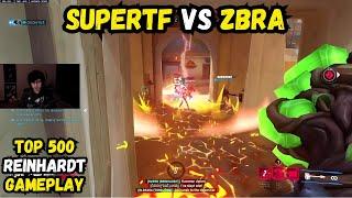 SUPERTF vs ZBRA - PRO TANKS GAMEPLAY - Overwatch 2 Season 13 TOP 500