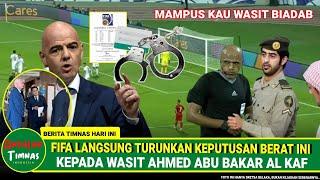  FIFA LANGSUNG BERTINDAK DENGAN KERAS & TEGAS USAI MENGETAHUI KECURANGAN WASIT AHMED ABU BAKAR KHAF