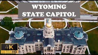 Cheyenne: Wyoming State Capitol - Drone 4k Flyover