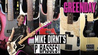 Mike Dirnt's Green Day Fender Precision Basses on 2024 Tour