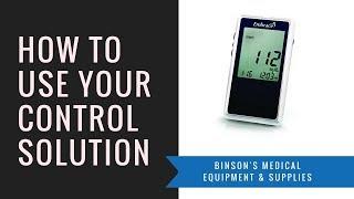 How To Use Your Control Solution