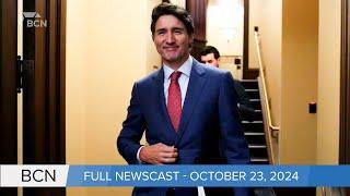 Trudeau asked to step down by Liberal MPs & Bank of Canada slashes rate to 3.75 l Oct 23, 24 l BCN