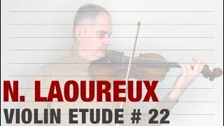 Nicolas Laoureux - 30 Progressive Studies for Violin - Etude no. 22