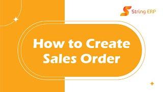 How to create Sales order (English Version)