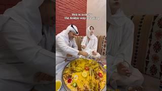 Korean try Arabic  food for the first time in UAE