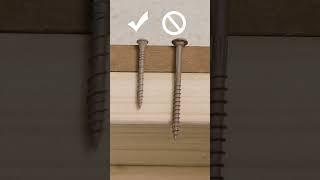 How to Choose the Right Screw