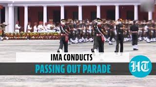Indian military academy holds passing out parade for 425 cadets in Dehradun