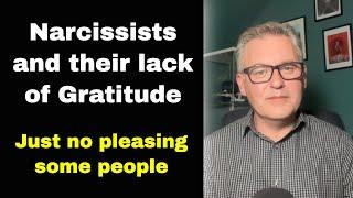 Narcissism and a Lack of Gratitude