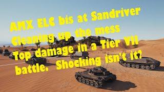 AMX ELC bis at Sandriver. Cleaning up in a tier VII battle. I apologise in advance for what i did.