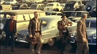 Workers off to the Yallourn power station in 1957.