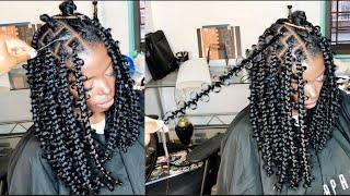 DETAILED PARTING TUTORIAL WHILE DOING BUTTERFLY BRAIDS AKA JUNGLE BRAIDS