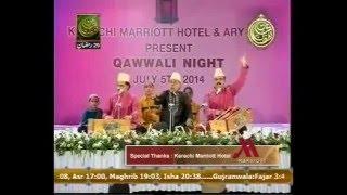 Man Kun To Moula(Qoal) By Tahir Ali Mahir Ali Shakir Ali Nizami (Qawwali Night)At hotel Marriot.