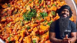 ONE POT SWEET POTATO Stew Recipe | EASY & HEALTHY Vegetarian and Vegan Meal Idea | 30 Minute Recipe