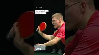 Alexis Lebrun serving up the iconic lollipop serve ⏪ #ITTFWorlds2025 #TableTennis