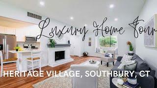 LUXURY HOME TOUR | AWARD Winning 55+ community | Heritage Village | Connecticut| BACKYARD SURPRISE!