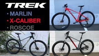 2021 Trek Marlin 7 vs X-Caliber 8 vs Roscoe 6 (In-Person Comparison)