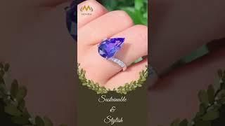 Simple, but far from ordinary.  #mohraindia #tanzanitejewelry #ring #tanzanite #jewelry