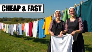 How Amish Do Laundry Without Electricity | The Old Fashion Way