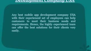 Best Mobile App Development Company USA You Could Look For