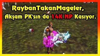 Knight Online PK | RaybanTakanMageler, Akşam PK'sın da 14K NP Kasıyor.