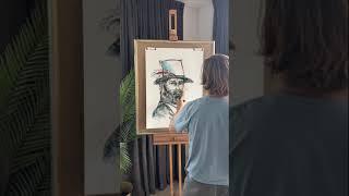“Find the Feather in your Hat" #timelapse #artforthesoul #art #portraitdrawing #spiritguides #pastel