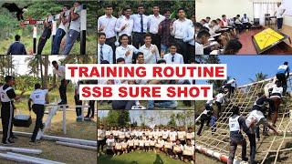 How are candidates trained at SSB Sure Shot Academy? Daily Routine & Training Method