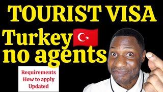 TOURIST VISA TO TURKEY NIGERIA| HOW TO APPLY FOR IT|NO AGENT NEEDED