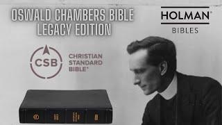 New Release! Oswald Chambers Bible - Legacy Edition