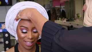 NIGERIAN BRIDAL MAKEUP AND GELE| NIGERIAN WEDDING