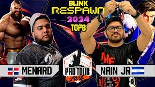 MENARD (ZANGIEF) VS NAIN JR (LUKE)  TOP8 - DAY 2 - Blink Respawn - Capcom Pro Tour 2024