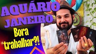  Tarot Aquário . Janeiro 2025 . VAI E VEM NO AMOR & FOCO NO TRABALHO! ENERGIA DE OGUM E OBÁ - RAZÃO