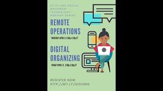 Remote Operations with Social Movement Technology