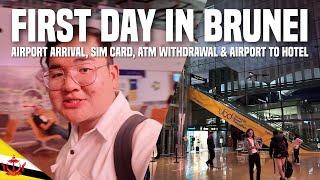 BRUNEI VLOG • Travel Requirements, Sim Card, ATM Withdrawal & Airport to City  | Ivan de Guzman