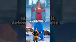 MARIAH CAREY IS DEFROSTING!  #fortnite #shorts