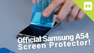 A54 Samsung Official Screen Protector Installation