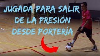 Salida de presión con pívot - Estrategia Futbol sala