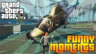 GTA V - Funny Moments | Crashes, Jokes, Rages & More!