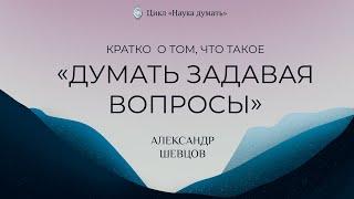 Что такое думать. задавая вопросы | Александр Шевцов