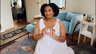 woman yaps about perfume for 47 minutes straight without stopping or breathing