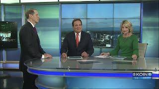 Senator Ron Wyden in the KOIN 6 News studio April 6