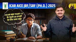 ICAR JRF/SRF 2025 | Part A Explained in Just 10 Minutes