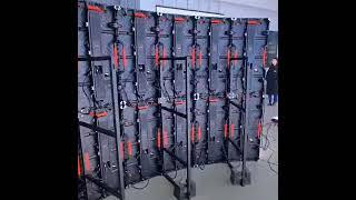 Backstage of Curved LED Wall